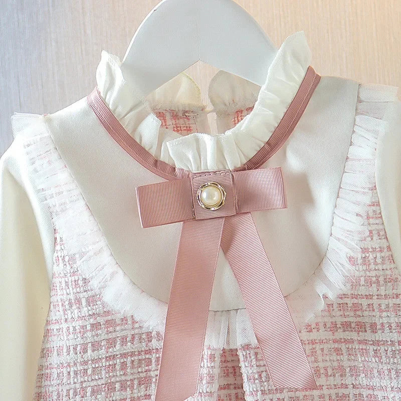 6M-3Y Vintage Dresses For Girls Spring Autumn High Quality Baby Girl Clothing Fashion Clothes Newborns Princess Children's Dress