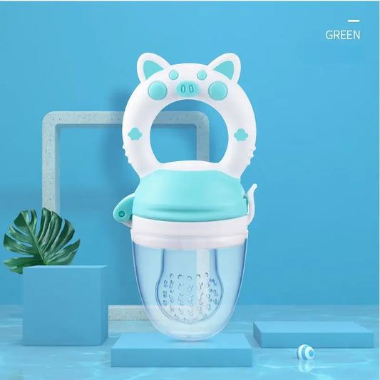 Baby Food Feeding Spoon Juice Extractor Pacifier cup Molars Baby feeding bottle Silicone Gum Fruit Vegetable